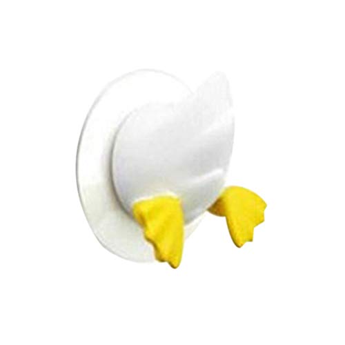 OmkuwlQ Lovely Cartoon Animal Tail Shape Sucker Kitchen Bathroom Wall Hook Strong Vacuum Suction Cup