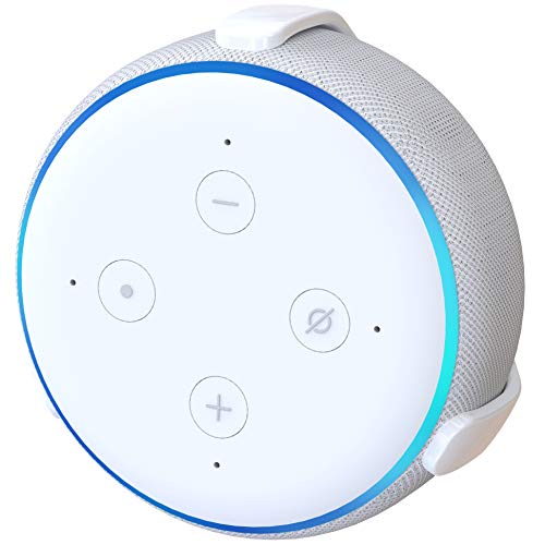 Book Cover TotalMount Echo Dot (3rd Gen) Hole-Free Wall Mount (White) - Eliminates Need to Drill Holes in Your Wall