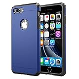 ImpactStrong iPhone 8 Plus Case/iPhone 7 Plus Case Heavy Duty Dual Layer Protection Cover Heavy Duty Case Compatible with iPhone 7 Plus / 8 Plus - Navy Blue
