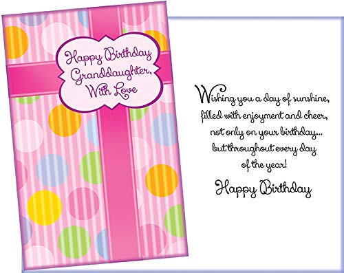 Prime Greetings Happy Birthday Card Granddaughter
