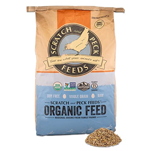 Book Cover Scratch and Peck Feeds Organic Mini Pig Young Feed - 25-lbs - Certified Organic, Non-GMO Project Verified - 4005-25