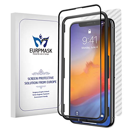 EURPMASK Matte Tempered Glass Screen Protector Compatible with (i) Phone XR (6.1”), Anti Glare Case Friendly Tempered Glass Bubble Free Easy Install