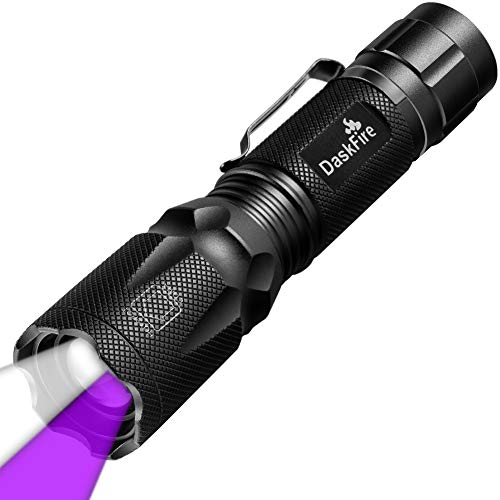 Super Bright Flashlight with Blacklights 2in1, Ultraviolet Flashlights UV 395nm as Pet Urine Stain Detector, High Lumen LED Torch Lights Rechargeable & Multipurpose for Camping Cycling Hiking Fishing