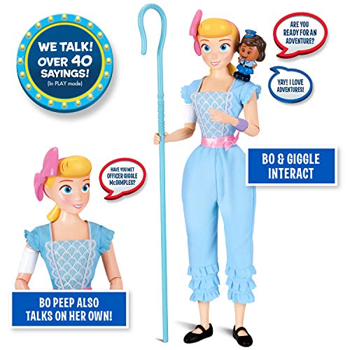 Toy Story Disney Pixar 14" Bo Peep and Giggles McDimples Interactive Talking Friends