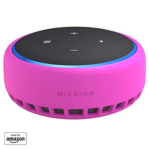 Book Cover Made for Amazon Case for Echo Dot (3rd Gen) - Hot Pink