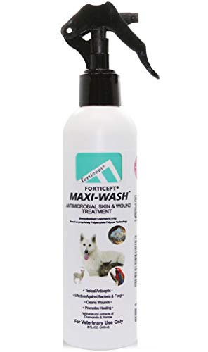 FENRIR Forticept Maxi-Wash Hot Spot Spray for Dogs Cats Pets, Antiseptic Anti Itch Spray, Wounds Care & Cleanser, Treatment for P.