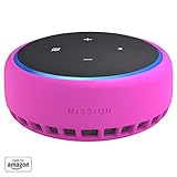 Mission Skin for Amazon Echo Dot (3rd Generation) (Hot Pink)