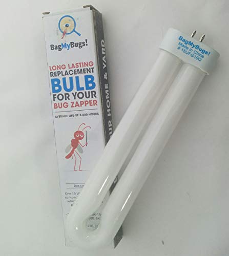 BF35 Long Life Replacement Bulb (8,000 Hours) for Flowtron BK-15C, BK-15D, BK-2000, BK-CCN Bug Zapper (BF-35 15w Black Light)