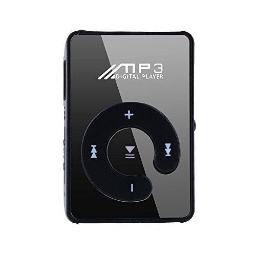 Chiak Mini Fashion Sport USB Micro SD TF Mirror Small Mp3 Player with Clip