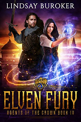 Book Cover Elven Fury (Agents of the Crown Book 4)