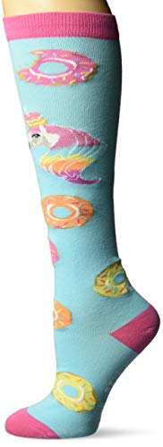 K. Bell Women's Food & Drink Novelty Casual Knee High Socks