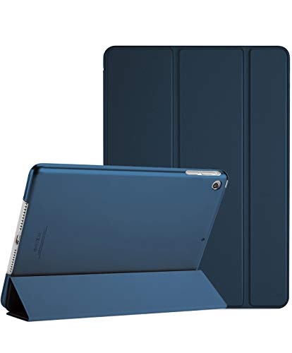 ProCase Smart Case for iPad Air 1st Edition, Ultra Slim Lightweight Stand Protective Case Shell with Translucent Frosted Back Cover for Apple iPad Air 2013 Model (A1474 A1475 A1476) -Navy
