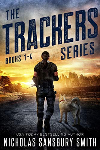 Book Cover Trackers: The Complete Four Book Series (A Post-Apocalyptic Survival Thriller)
