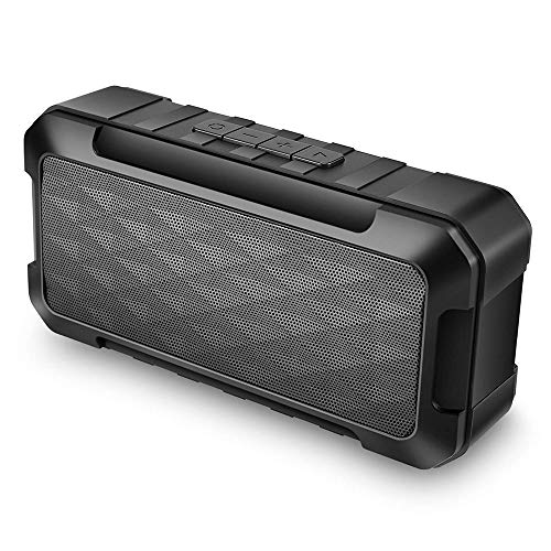 Portable Bluetooth Speakers, IPX6 waterproof Bluetooth 5.0 Wireless Speaker, Mini Portable speakers with Loud HD Audio and Deep Bass, Built-In Mic, FM Radio, 2019 New TWS Edition for Home and Outdoors