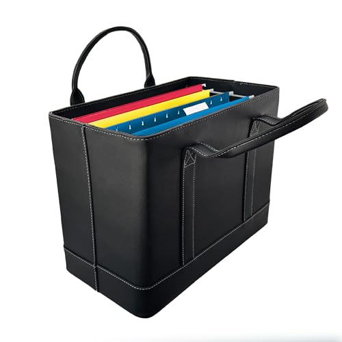 Trenton Gifts File Organizer Tote | Stylish Way to Keep Organized | Black