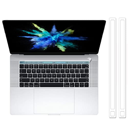 FORITO [2 Pack] Touch Bar Protector Skin Film Compatible with 2019-2016 Released MacBook Pro 13" 15" with Touch Bar Model A2159 A1706 A1707 A1989 A1990 -Clear Matte