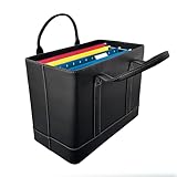 Trenton Gifts File Organizer Tote | Stylish Way To Keep Organized | Black, Black