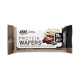 OPTIMUM NUTRITION Protein Wafers Snacks, Mocha, Travel To-go, 9 Count Packs 377g