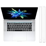FORITO [2 Pack] Touch Bar Protector Skin Film Compatible with 2019-2016 Released MacBook Pro 13" 15" with Touch Bar Model A2159 A1706 A1707 A1989 A1990 -Clear Matte