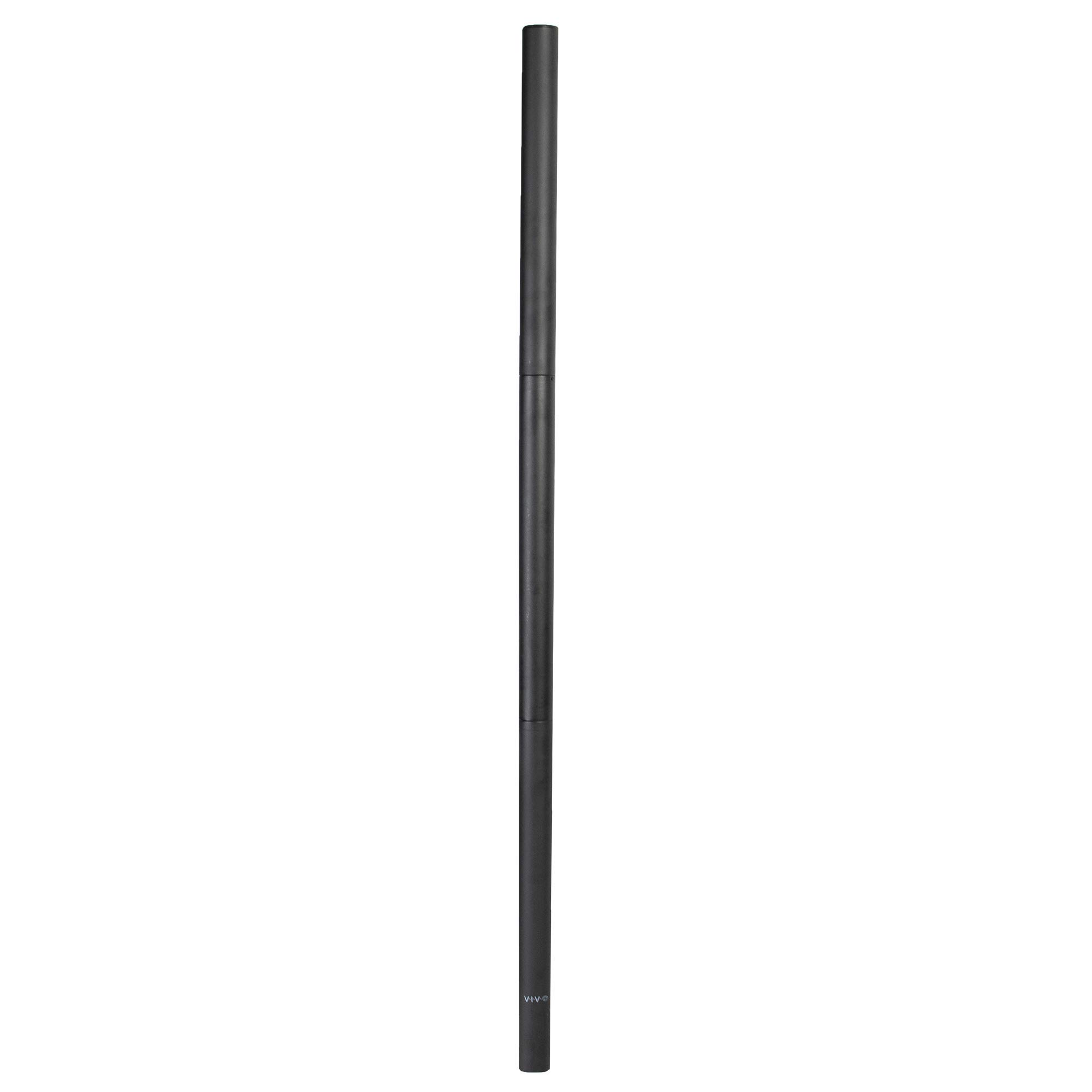VIVO Black Steel Extra Tall 3 Section Monitor Stand Pole 39 inches, Sturdy Center Pole for Monitor Mounts, PT-SD-PL01B 39-inch Pole