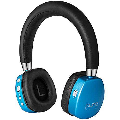 Puro Sound Labs PuroQuiet Active Noise Cancelling 85 dB Volume Limited Bluetooth On-Ear Kids Headphones - Lightweight & Durable, Studio-Grade Quality with Microphone & Travel Case