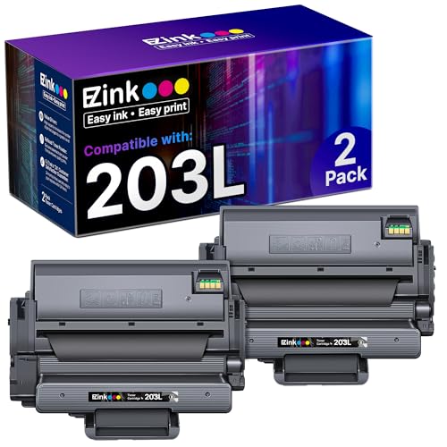 E-Z Ink (TM) Compatible Toner Cartridge Replacement for Samsung 203L 203 MLT-D203L High Yield to use with ProXpress M3370FD M3870FW M4070FR M3320ND M3820DW M4020ND (Black, 2 Pack)
