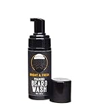 Foaming Beard Wash -Bright and Fresh Scent by Rugged Roots- Unique Stocking Stuffers for Men