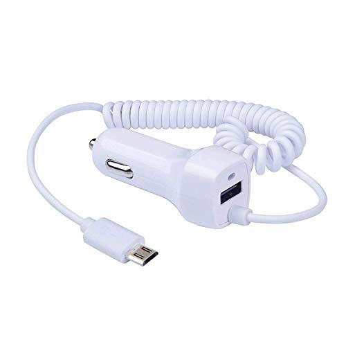 Carhope Micro USB Car Charger, Ultra Rapid Retractable Dual-Port Micro USB Charger Adapter Samsung Galaxy S7 S6 S5 S4 S3 J7 Galaxy Tab Note 5 4 3 2 Google Nexus 7 Extra USB Port
