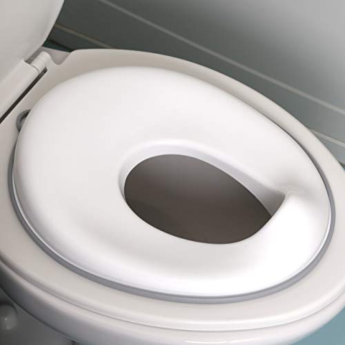 Toilet Training Seat Fits Round & Oval Toilets, for Boys & Girls Non-Slip - Potty Includes Free Storage Hook with Urine Splash Guard - Tuut