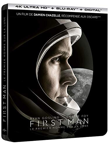 First Man - Le Premier Homme sur la Lune [4K Ultra HD + Blu-ray + Digital - Édition boîtier SteelBook]