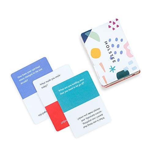 Holstee Reflection Cards - A Deck of 100+ Questions to Spark Meaningful Connections and Conversations