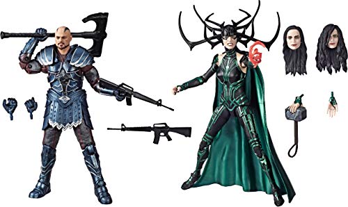 Marvel Legends Series Thor: Ragnarok 6"-Scale Movie-Inspired Skurge & Marvel’s Hela Collectible Action Figure 2 Pack
