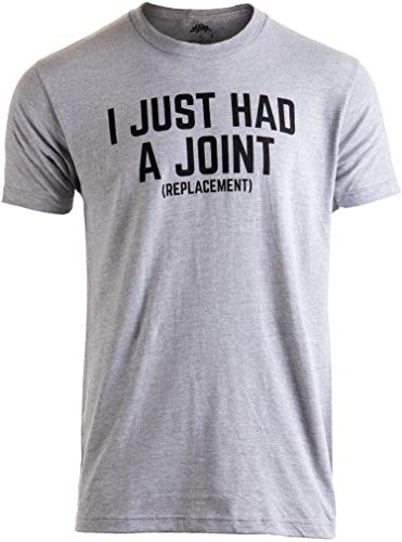 Book Cover I Just had a Joint (Replacement) | Funny Surgery Hip Shoulder Knee Men T-Shirt-(Adult,L)