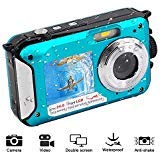 Waterproof Digital Camera 1080P Full HD Underwater Camera 24 MP Video Recorder Selfie Dual Screen DV Recording Waterproof Camera