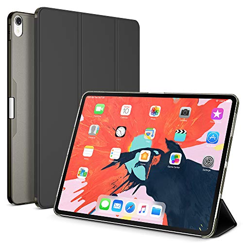 Book Cover Maxboost iPad Pro 12.9 Case, Designed for iPad 12.9 Inch 2018 3rd Gen ONLY Translucent Matte Frosted Hybrid Smart Case Auto Sleep/Wake,Trifold Magnetic Stand (NOT Support Apple Pencil Charging)