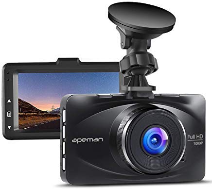 Book Cover APEMAN Dash Cam FHD 1080P 3.0 inch LCD Screen Dashboard Camera Car Driving Recorder with 170 Degree Wide Angle,WDR,G-Sensor,Loop Recording,Motion Detection
