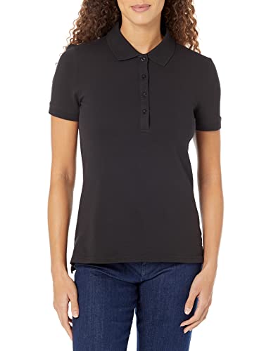 Amazon Essentials Women's Short-Sleeve Polo Shirt (Available in Plus Size)