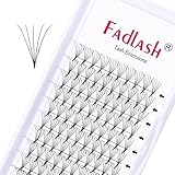 Lash Extension C CC D DD Curl Premade Fans Eyelash Extensions Pointy Base Volume Lash Extensions Pre Made Volume Lashes Long Stem Premade Lash Extensions Fans (5D-0.10D, 14mm)