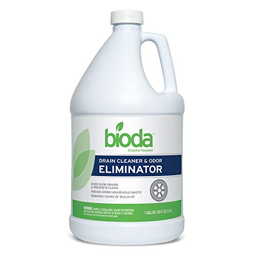 Book Cover Bioda Drain Cleaner & Odor Eliminator, Professional Strength, 1-Gallon
