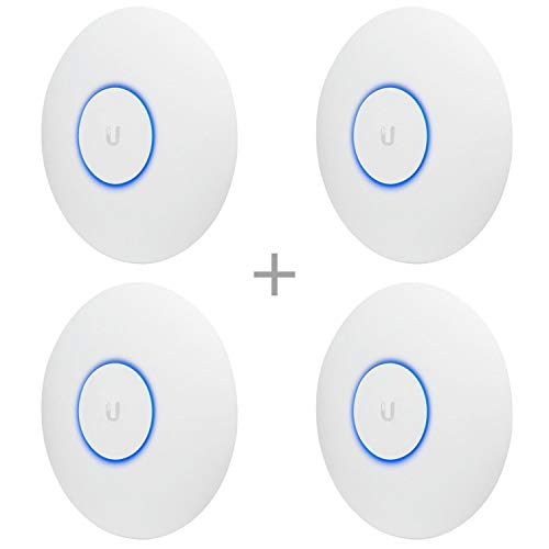 Ubiquiti Networks UAP-AC-PRO-US Unifi 802.11ac Dual-Radio PRO Access Point (4 Items)