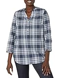 Amazon Essentials Women's Long-Sleeve Cotton Popover Shirt