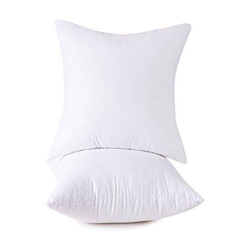 Book Cover HOMESJUN 2 Pack Soft Bed Pillows for Sleeping, Down Alternative Hypoallergenic Pillow, 100% Cotton Cover with Zipper-Adjustable Fit, 20x28Inch, White