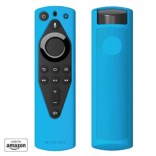 Book Cover Mission Remote Case for The All-New Fire TV Voice Remote (2018 Version for Fire TV Stick 4K and Fire TV Cube) (Bahama Blue)