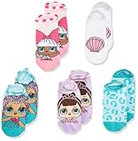 LOL Surprise! Girls 5 Pack No Show Socks