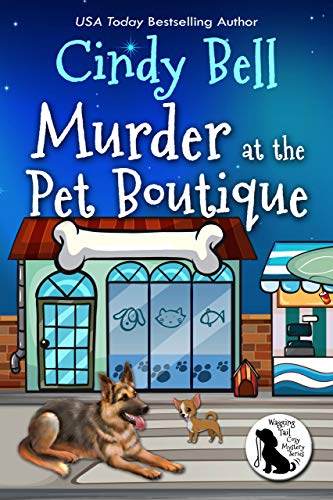 Book Cover Murder at the Pet Boutique (Wagging Tail Cozy Mystery Book 2)