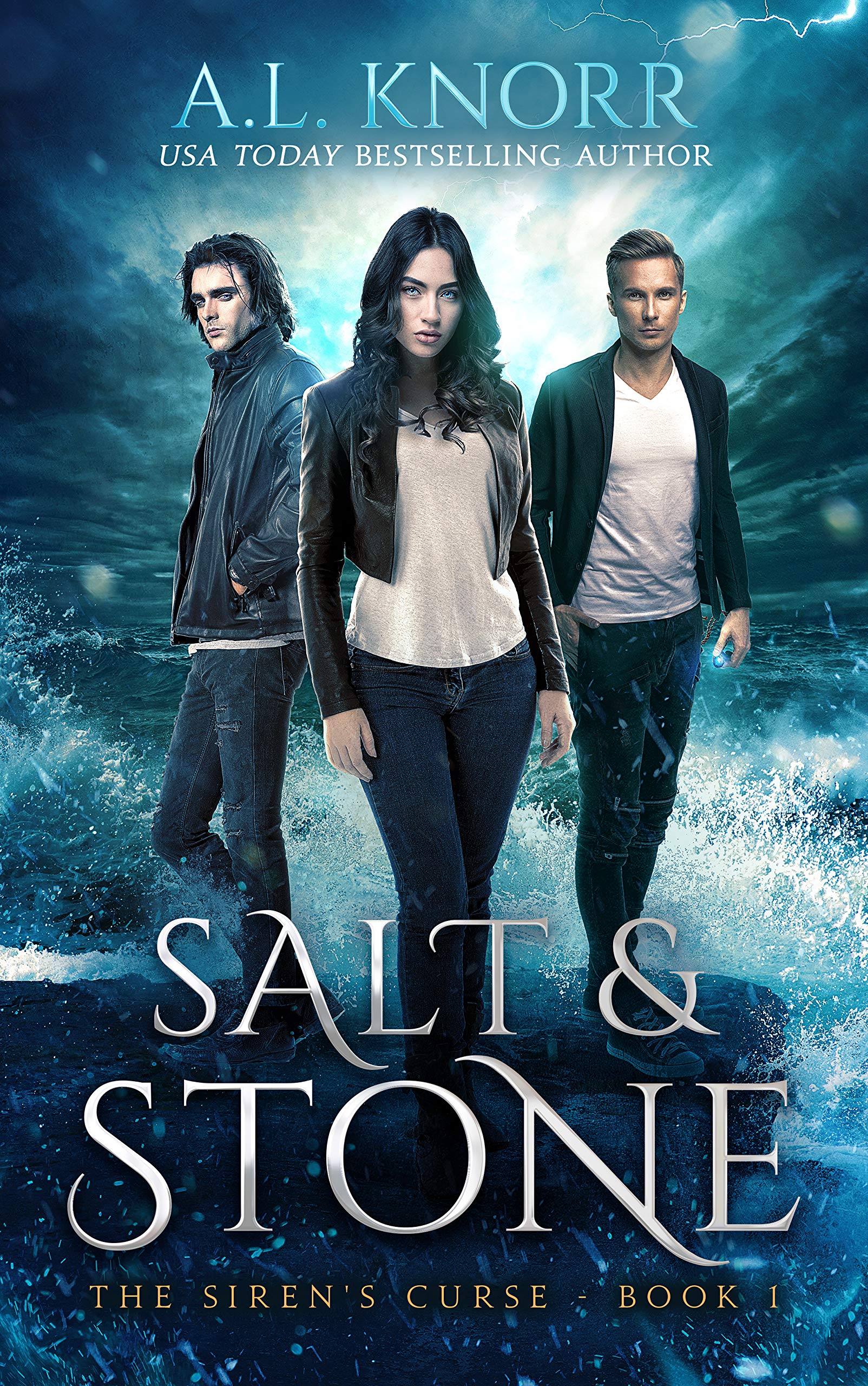 Book Cover Salt & Stone: A Mermaid Fantasy (The Siren's Curse Book 1)