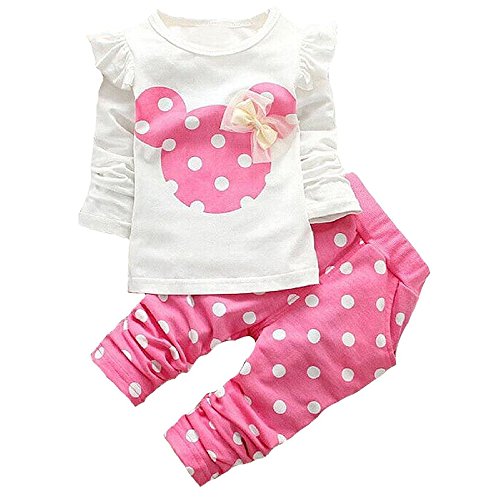 Baby Girl Clothes Infant Outfits Set 2 Pieces Long Sleeved Tops + Pants