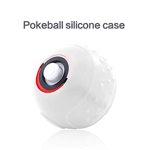 Book Cover Silicone Case for Poke Ball Plus Controller, Accessories Rubber Case Compatible with Poke Ball Plus Controller for Nintendo Switch - Clear
