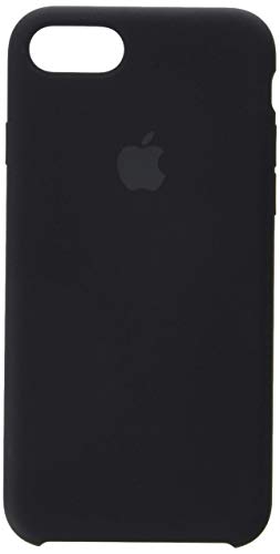 Book Cover Apple iPhone 8 / 7 Silicone Case - Black (Renewed)