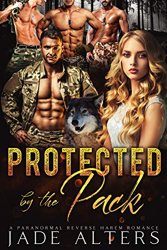 Book Cover Protected by the Pack: A Paranormal Reverse Harem Romance
